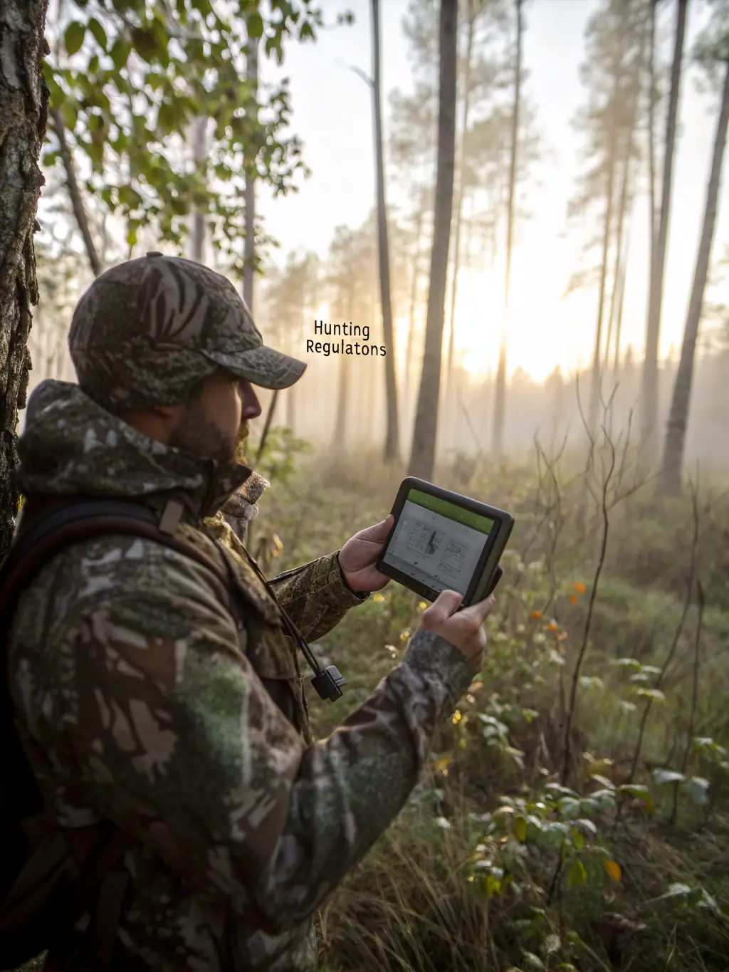 A trail camera image capturing a poacher caught in the act, highlighting the organization's dedication to combating illegal hunting and protecting wildlife.